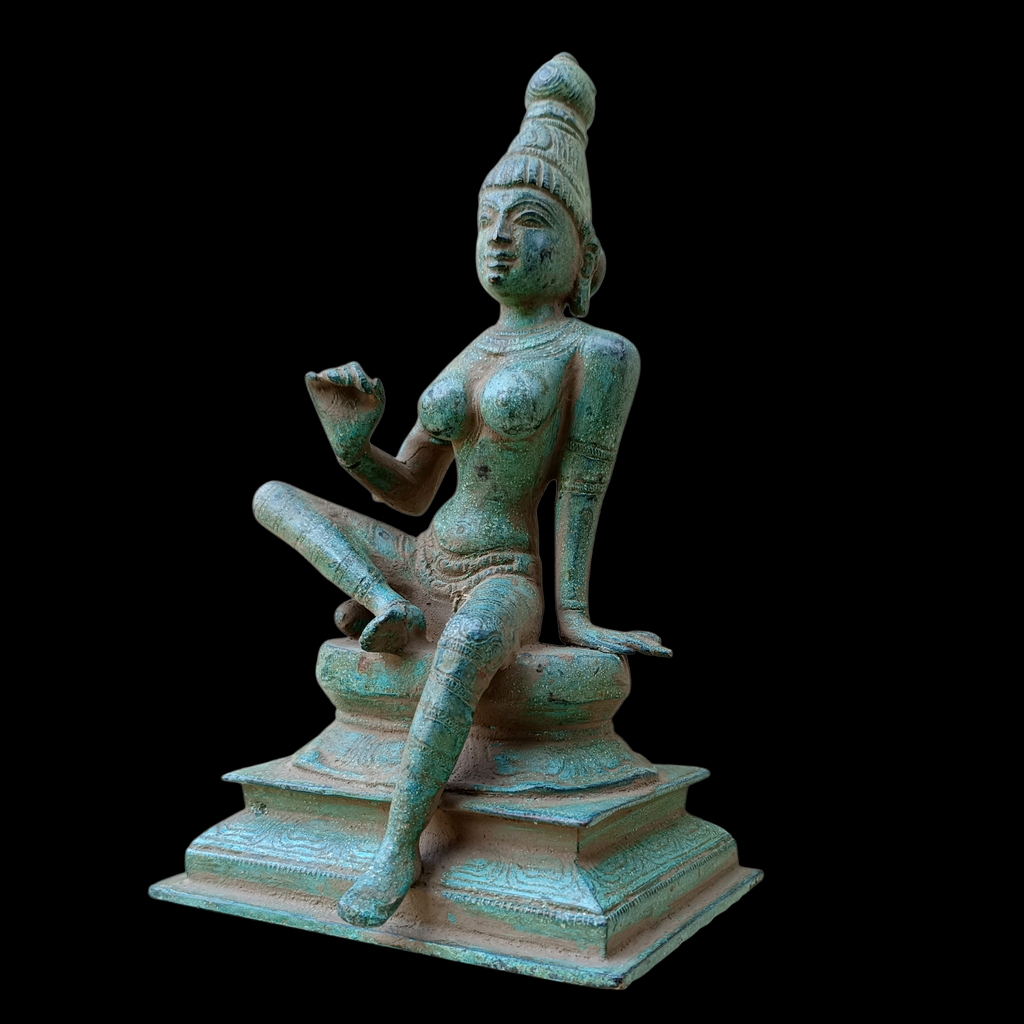 Divine Parvati - Indian Goddess of Fertility, Love & Devotion. Height 22 cm