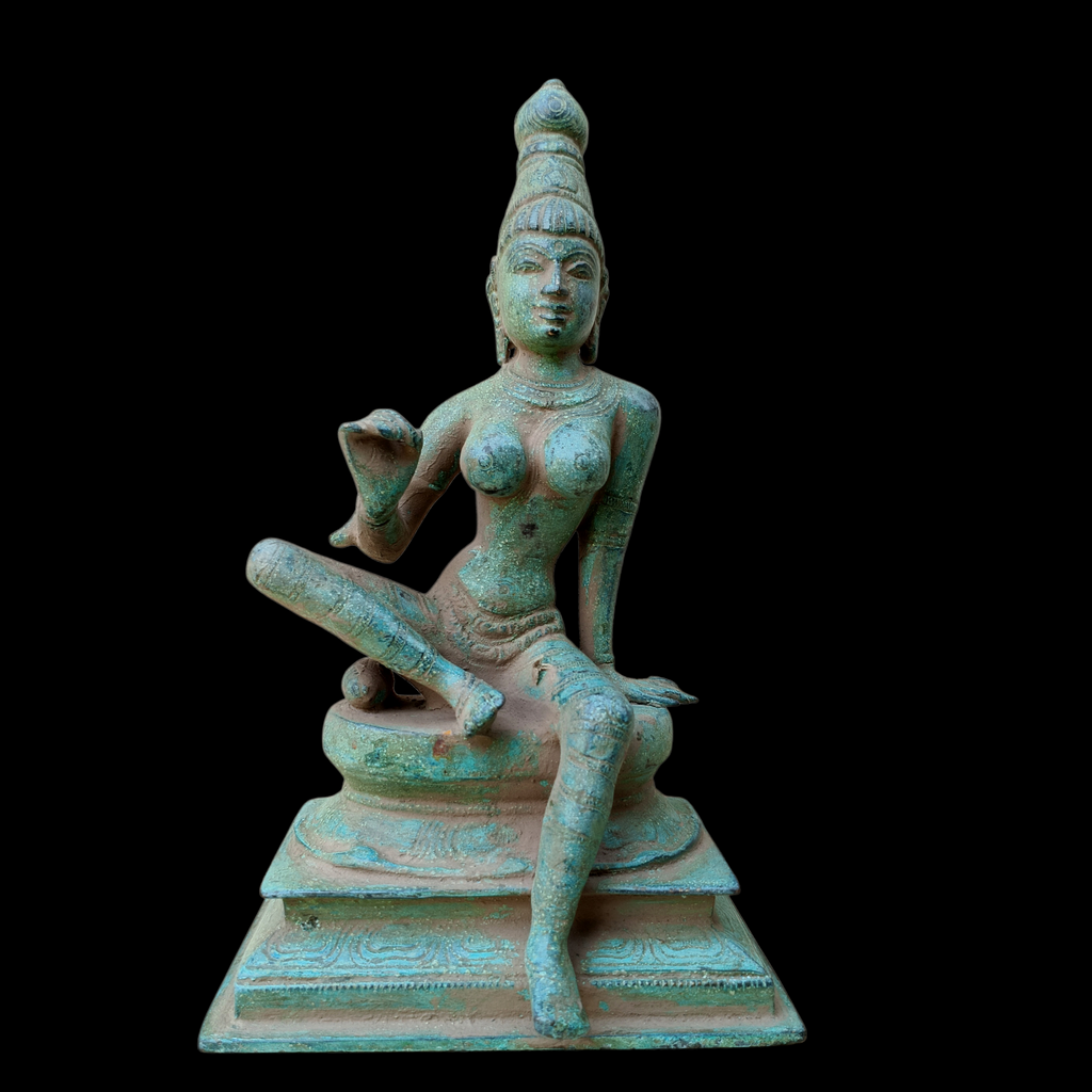 Divine Parvati - Indian Goddess of Fertility, Love & Devotion. Height 22 cm