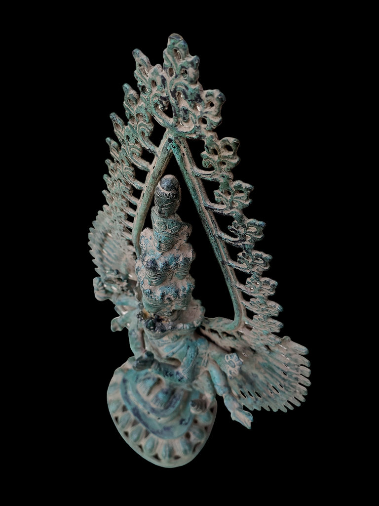 Vintage Statue Of Buddhist God - Avalokiteshvara. Height 49 cm x Width 30 cm.