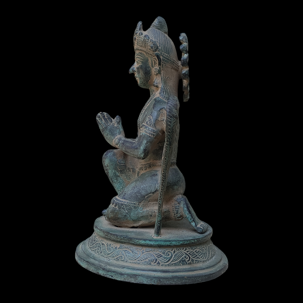 Garuda - Hindu Demigod & Mount Of Lord Vishnu . Height 23 cm x Width 14.5 cm