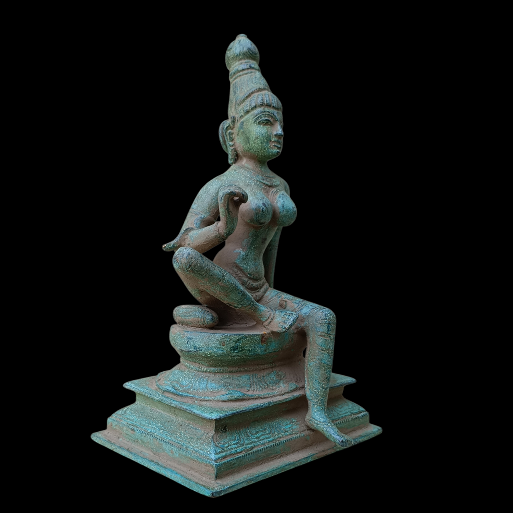 Divine Parvati - Indian Goddess of Fertility, Love & Devotion. Height 22 cm