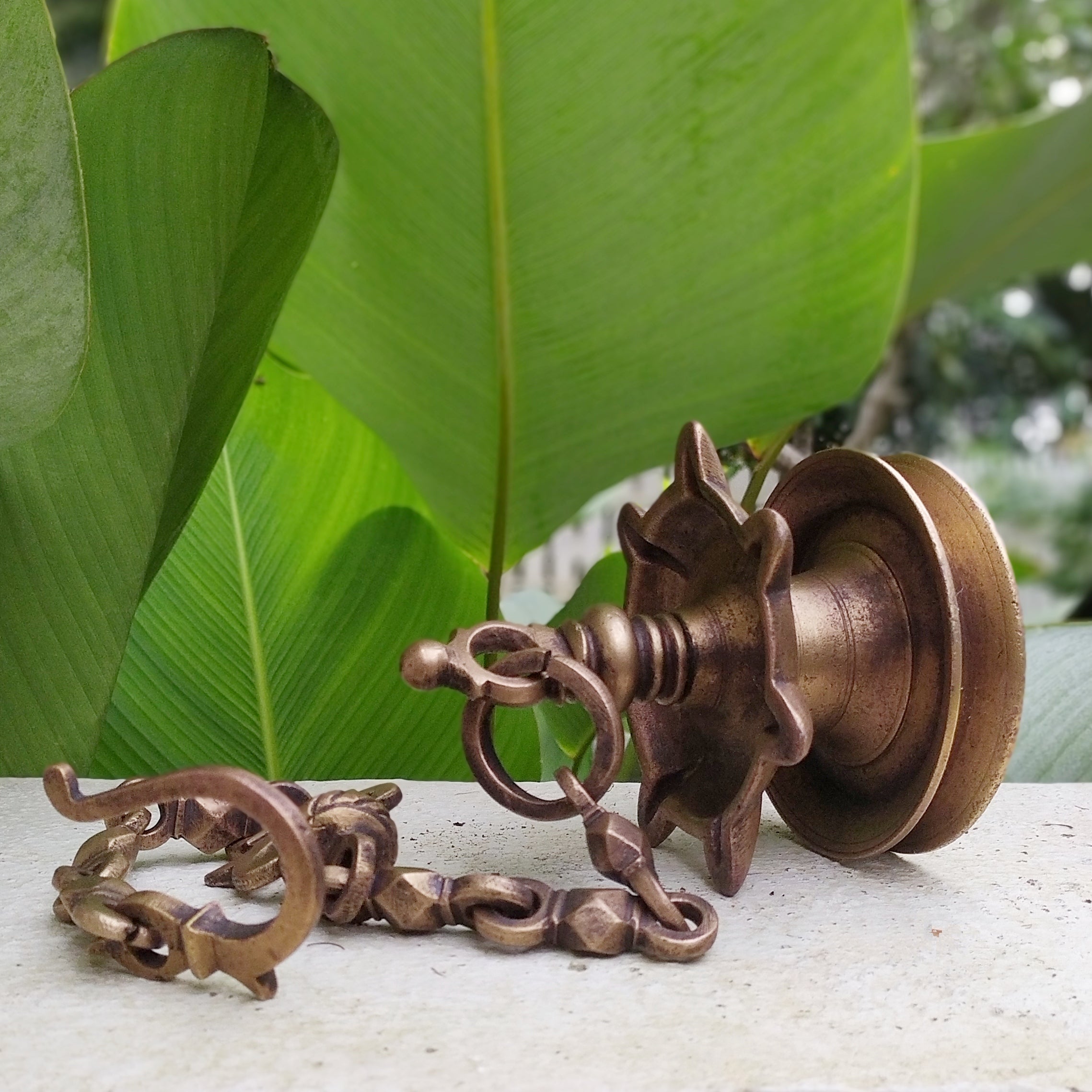 Vintage Brass Thooku Vilakku - Heritage Brass Oil Lamp From South Indi -  The Indian Weave