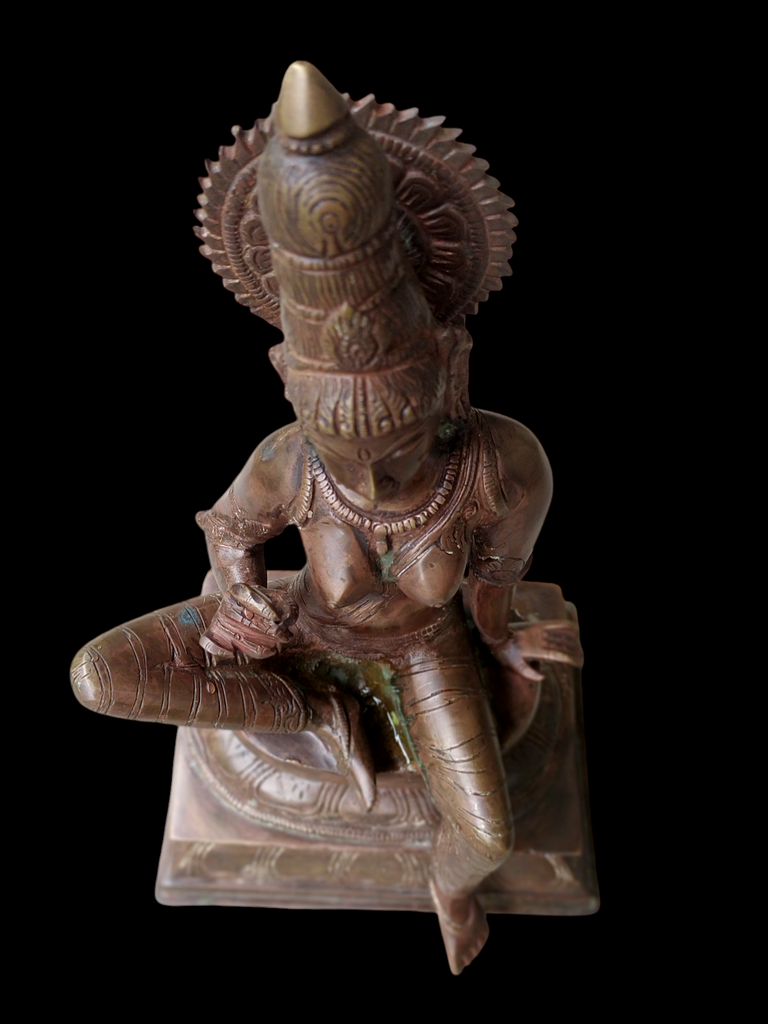 Parvati - Indian Goddess of Fertility, Love & Devotion Handcrafted in Brass. Height 30 cm